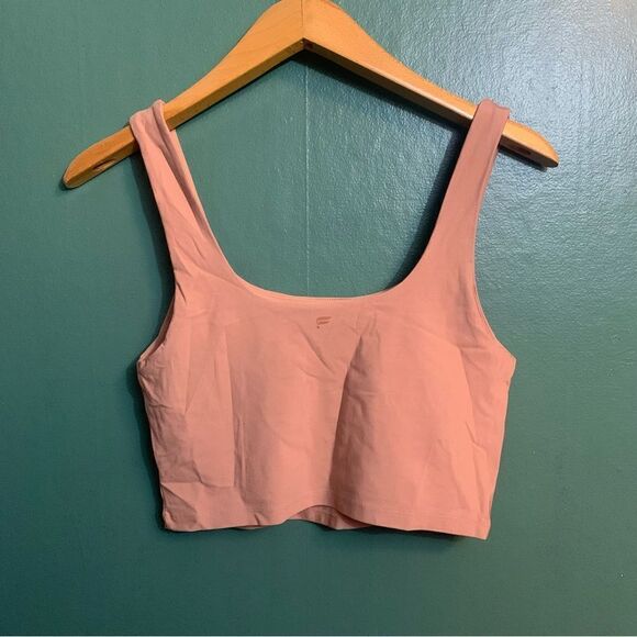 Pink Crop Tank Top Fabletics Medium - Picture 3 of 3